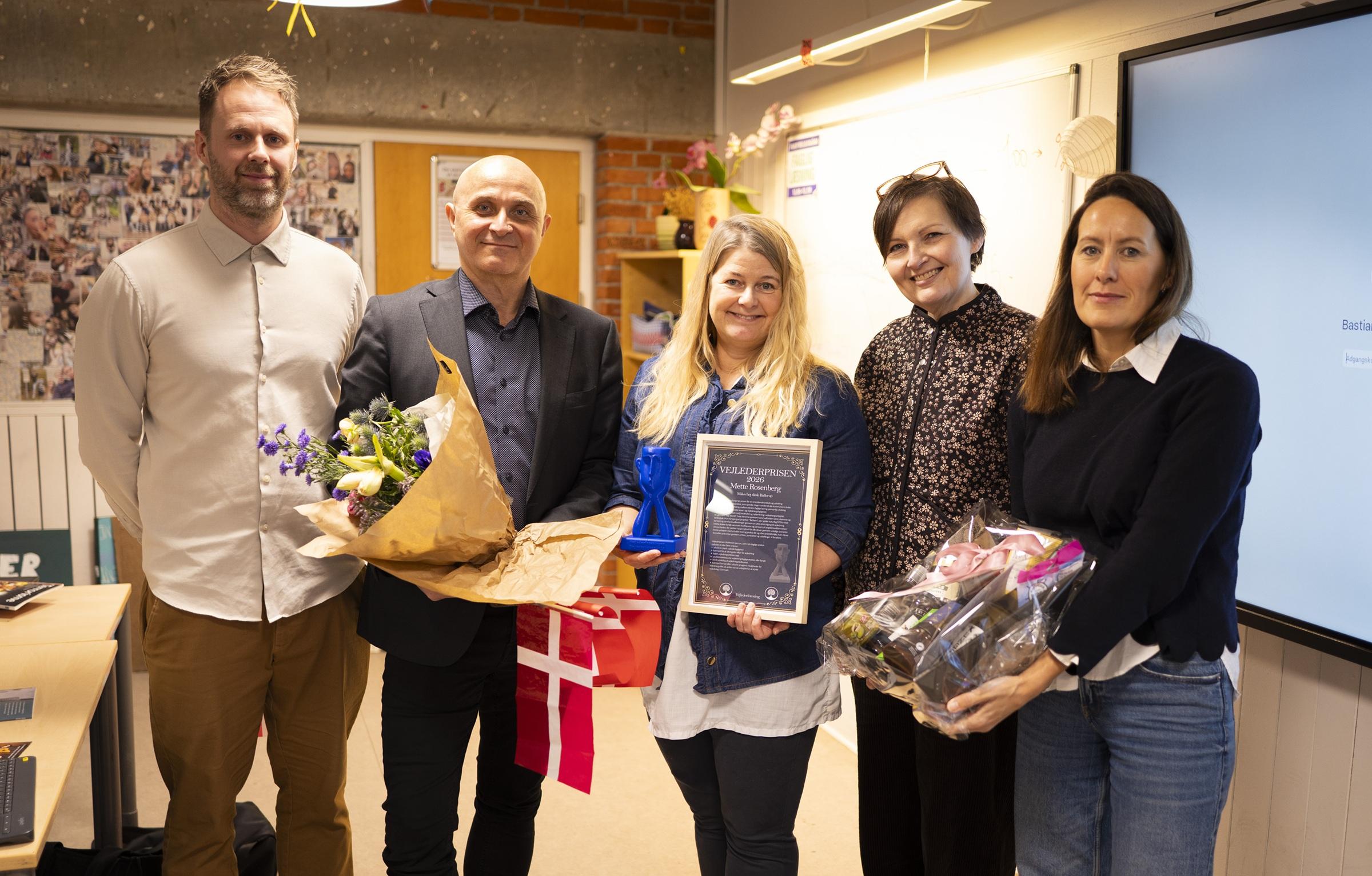 Skolevejleder på Måløvhøj Skole er årets nationale vejleder